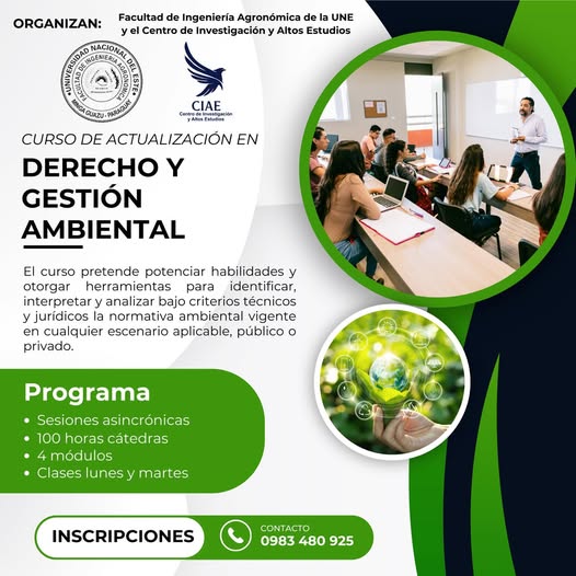 Curso De Actualización En Derecho Y Gestión Ambiental